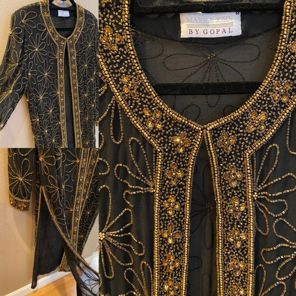 Beaded duster